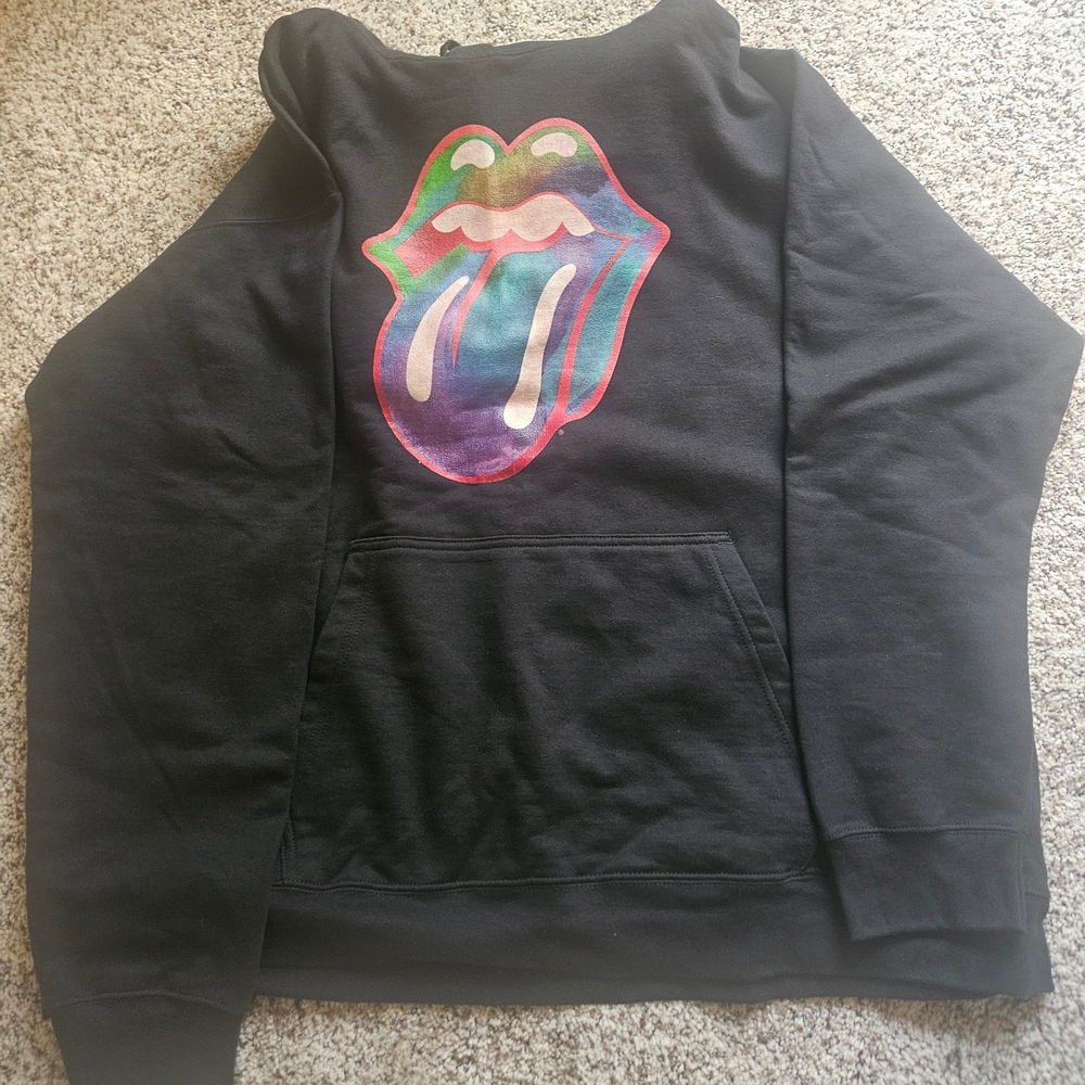 Rolling Stones Colors Tongue Pullover Sweatshirt